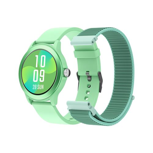 SPC SMARTEE DUO VIVO - Montre connectee violette bracelet extra, 1.27”, appels Bluetooth