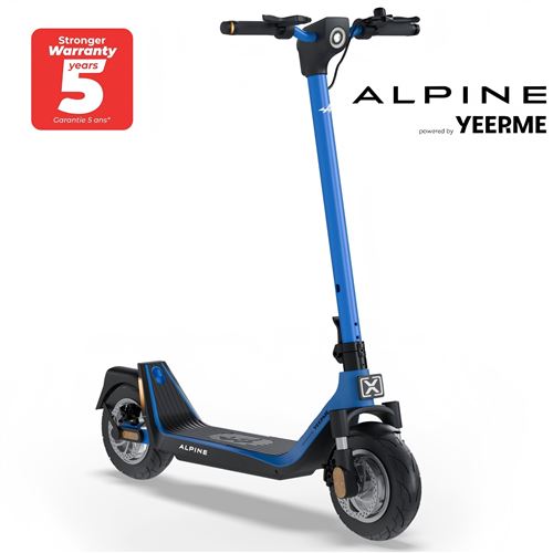 Trottinette électrique ALPINE 100A GT - 1200W 10'' freins à
