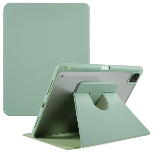 GENERIQUE - Coque pour iPad Pro 11 - Antichoc - Avec Béquille Rotative - Vert - Image 2