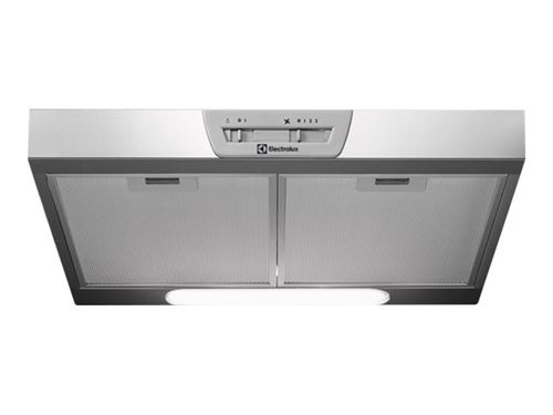 Electrolux Lfu216X - Hotte - Standard - Largeur : 59.8 Cm - Profondeur : 51 Cm - Extraction Et Recirculation (Avec Kit De Recirculation Supplémentaire) - Acier Inoxydable
