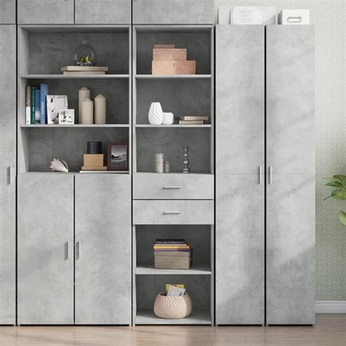 Vidaxl Gris Buffet Haut - Béton - Image 3