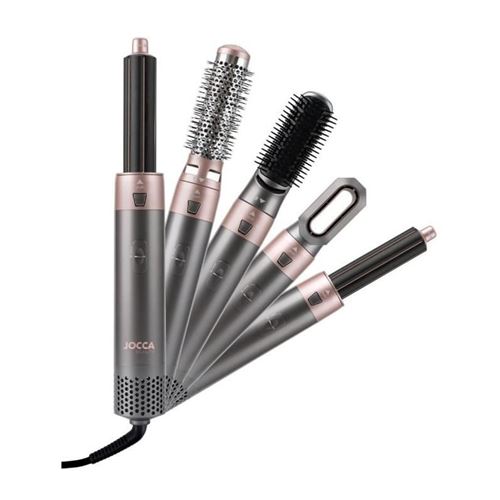 Styler a air Jocca 2412 - 3 temp&eacute;ratures - 5 tetes interchangeable - 800/1000 w
