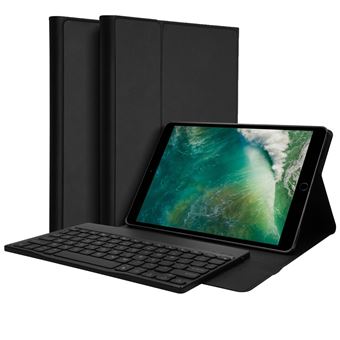 Accezz Étui de tablette portefeuille Bluetooth Clavier AZERTY pour iPad  10.9 (2022) - Noir