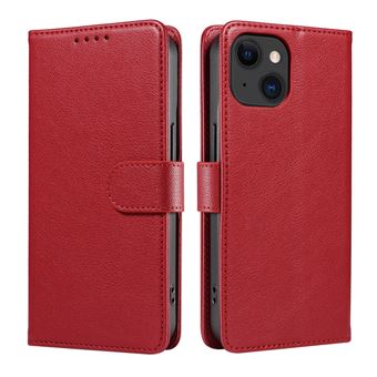 Coque iPhone 11（6.1pouce）avec Rabat Anti-Vol NFC - Protection Intégrale -Rouge - 1
