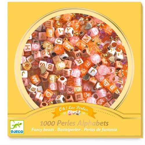 Création perle et bijou Djeco Perles alphabet Or