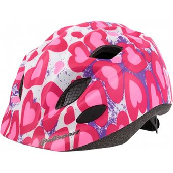 Casque POLISPORT Junior Glitter taille S avec porte casque Glitter Hearts - 1