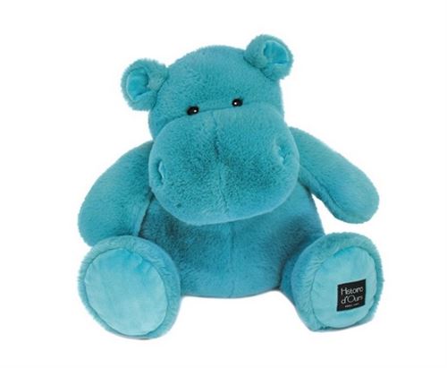 Doudou Hippopotame UNITED vert emeraude 40 cm
