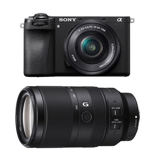Sony appareil photo hybride alpha 6700 noir + 16-50 + 70-350