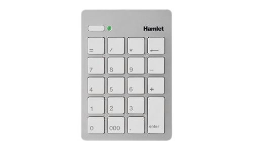 Hamlet - Pavé numérique - USB - argent