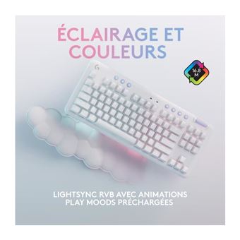 Clavier gaming RGB - Repose Poignet - FR - La Poste