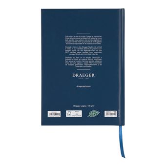 Carnet À Points - Format A5 - Bleu Marine - Draeger Paris