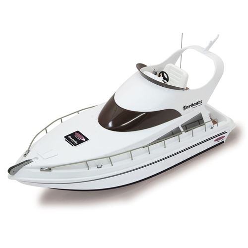 JAMARA Bateau télécommandé Capter Blanc et rouge 2,4 GHz