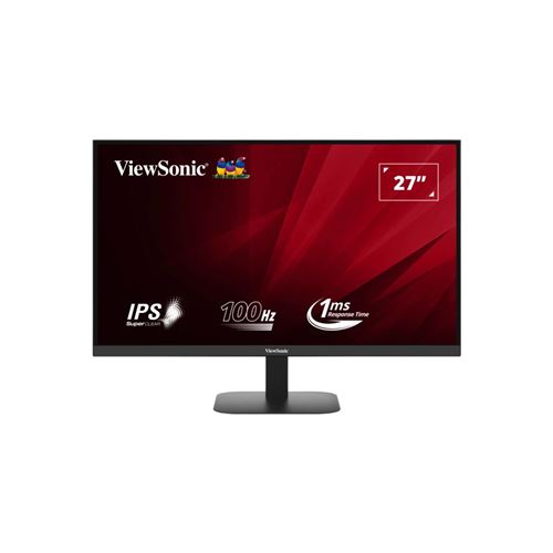 ViewSonic VA2708-2K-HD - Écran LED - 27" - 2560 x 1440 QHD @ 100 Hz - IPS - 250 cd/m² - 1000:1 - HDR10 - 1 ms - 2xHDMI, DisplayPort