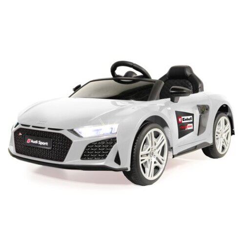 Jamara Blanc Voiture Électrique Audi R8 18V - Ride-On Enfant Avec Technologie Einhell - Neuf - Image 3