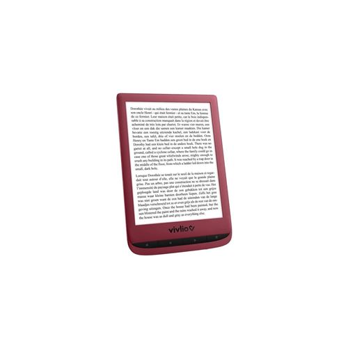 Liseuse eBook Vivlio Touch Lux 5 - Lecteur eBook - Linux 3.10.65 - 8 Go -  6 monochrome E Ink Carta (758 x 1024) - écran tactile - Logement microSD -  Wi-Fi - noir