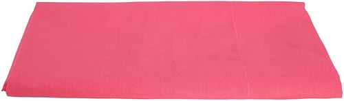 COTTON & COLOR Drap matrimomniale, Fuchsia, Double