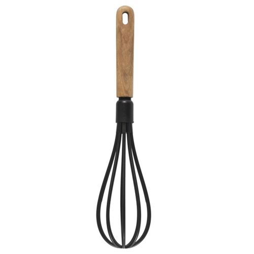 Non Communiqué Noir Fouet Manche En Bois "Lily" 31Cm Naturel &