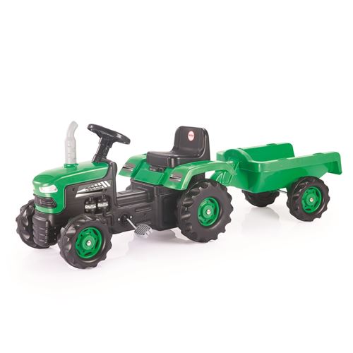 Non Communiqué Tracteur À Pédales Avec Remorque