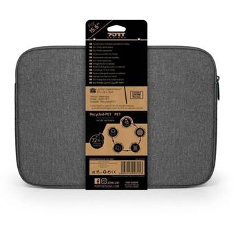 PORT Designs Yosemite Eco-Trendy - Housse d'ordinateur portable - 13" / 14" - gris