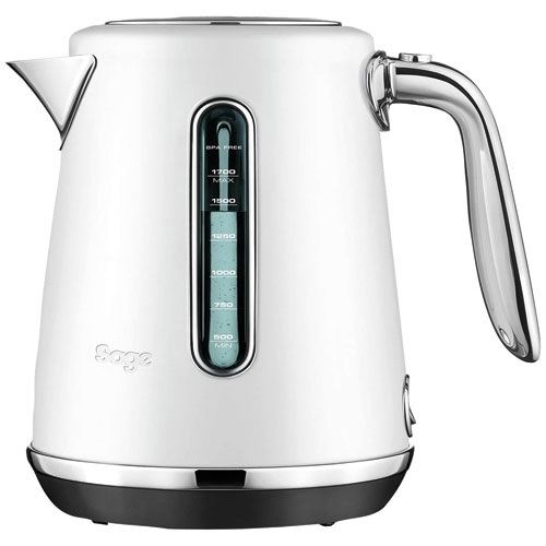 Bouilloire sans fil 1.7l 2400w top luxe inox blanc Sage SKE735SST4EEU1