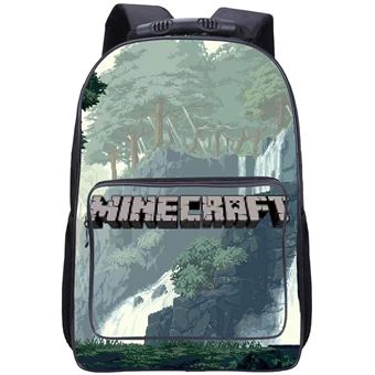 Minecraft Enfant Fille Garçon Cartable Sac À Dos Sport Loisir Voyage École  Rose