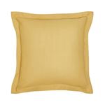 Taie d'oreiller Essential - 63 x 63+5 cm - 100% Coton uni - Ocre