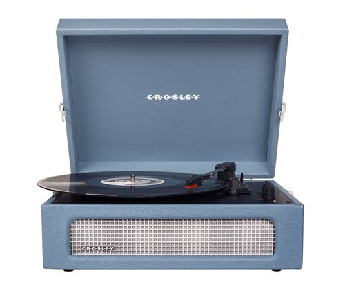 Tourne-disque Crosley Voyager Bluetooth bleu délavé