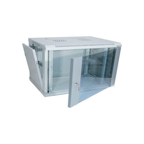DEXLAN Coffret mural fixe 19 6U profondeur 600 mm (gris)