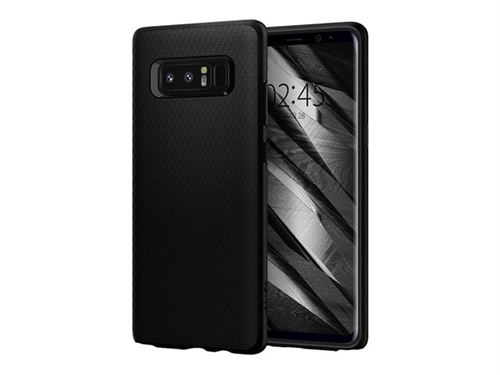 Spigen Liquid Air Armor - Achterzijde behuizing voor mobiele telefoon - thermoplastic polyurethaan (TPU) - zwart - voor Samsung Galaxy Note8