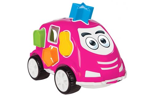 Jamara coffret forme voiture rose junior 21 cm