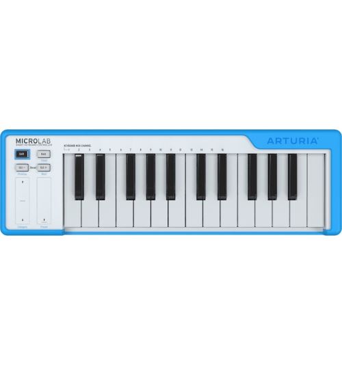 Arturia MICROLAB-BLEU - Clavier maître Microlab - Bleu
