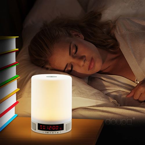 Tactile Lighting Bluetooth Haut-Parleur Nuit Sommeil Lumière Musique Réveil 
