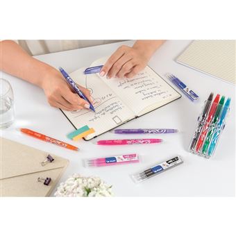 Stylo roller Pilot Pen Frixion clicker point bleu