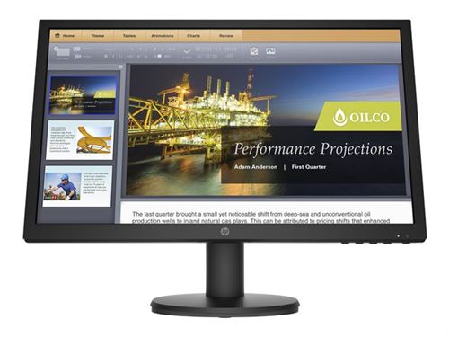 HP P21b G4 - P-Series - LED-monitor - 20.7 - 1920 x 1080 Full HD (1080p) @ 60 Hz - TN - 250 cd/m² - 600:1 - 5 ms - HDMI, VGA - luidsprekers - zwarte kop