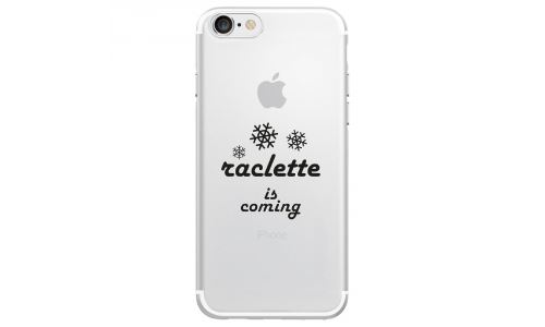 Coque souple pour Apple iPhone 7 avec impression Motifs raclette is coming
