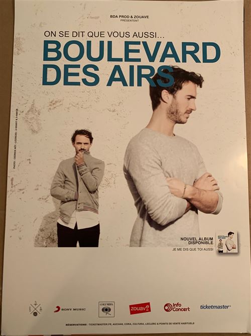 Boulevard des Airs - On se dit que vous aussi - 40x60cm - Affiche