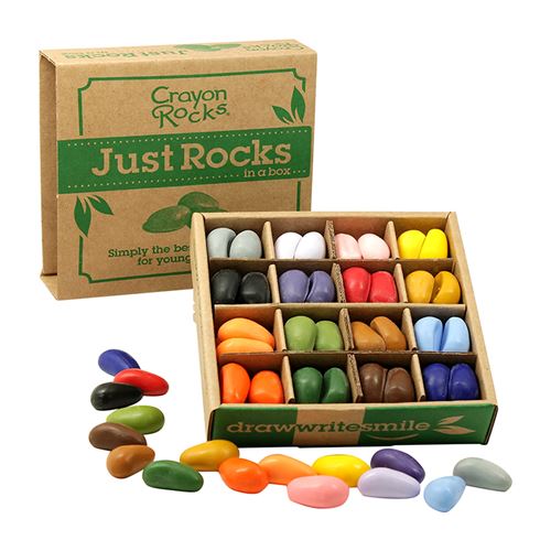 Boîte 16 Couleurs/64 Crayons Just Rocks in a Box Crayon Rocks