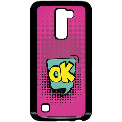 Coque Lg K10 Modele K420n Ok Fond Rose