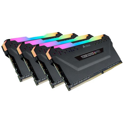 corsair corsair vengeance rgb pro series schwarz, ddr4-4266, cl19 - 32 g noir