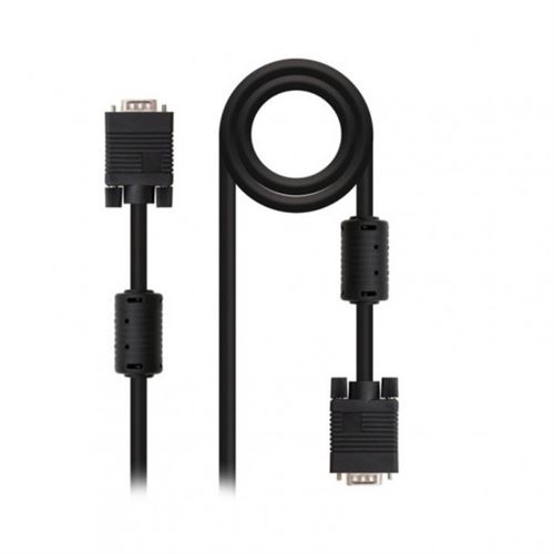 Nanocable Blanc Câble Vga 10.15.01 Noir
