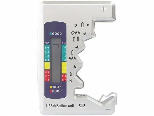 TKA : Mini testeur de piles avec écran LCD