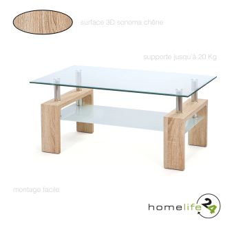 Table Basse Table D Appoint Salon Salle A Manger En Verre 2