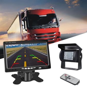 IR sans fil Vue arrière de recul caméra Night Vision + Système 7Monitor pour RV Truck wedazano57 - 1