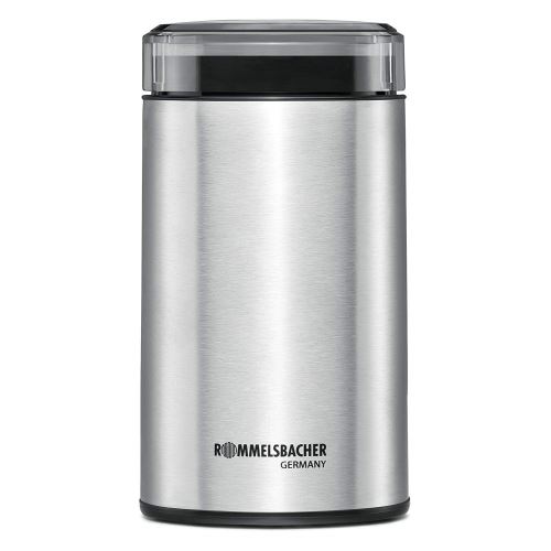 Rommelsbacher EKM 100 Moulin à café électrique à Percussion Couteau, Acier Inoxydable, 9,4 x 9,5 x 17,8 cm