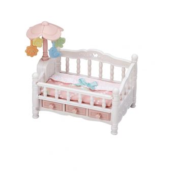 5534 Sylvanian Families Le lit de bebe et mobile