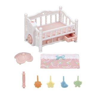 5534 Sylvanian Families Le lit de bebe et mobile