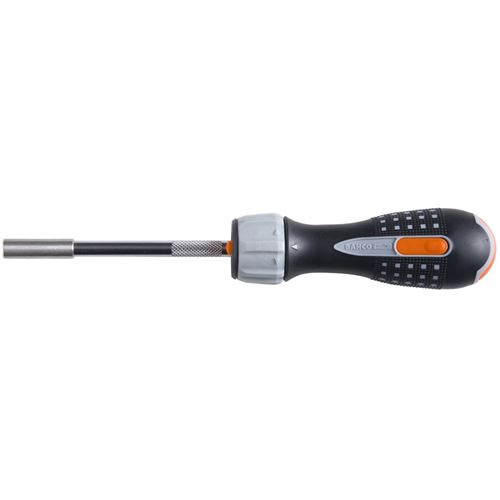 Bahco Tournevis À Cliquet De 1/4 Po Et Porte-Embout Magnétique 808050L - Image 1