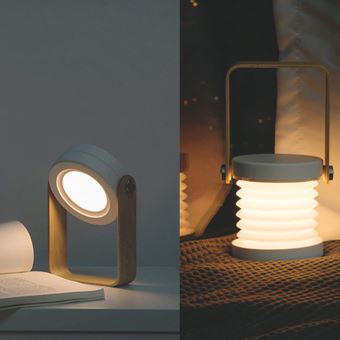 Lampe de chevet de table sans fil et de la lampe de table portable lampe de  chevet LED wedazano331 - Veilleuses - à la Fnac