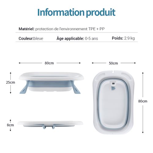 Nidouillet Baignoire Bebe Pliable Avec Thermometre Pour Enfant De 0 5 Ans Bleu Ab129 Baignoires Achat Prix Fnac Nidouillet Baignoire Bebe Pliable Avec Thermometre Pour Enfant De 0 5 Ans Bleu Ab129 Baignoires Achat Prix Fnac