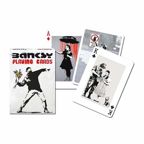 Jeu de 55 cartes BANKSY PIATNIK Multicolore